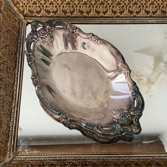 Antique Silver Dish